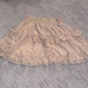 nwot — altard state pink cheetah print skirt size small